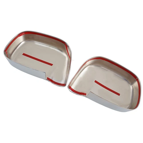 ABS Chrome Side Wing Mirror Cover Cap For 2002-2008 Dodge Ram 1500 2500 3500 - Picture 6 of 7