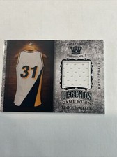 HOF Reggie Miller 2021 Sports Kings Legends Basketball Game Worn Jersey 🏀♨️r