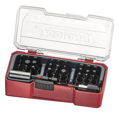 Teng Tools 30 Piece 1/4 Inch Hex Drive Hex, Torx, ROB Impact Screwdriver Bit Set