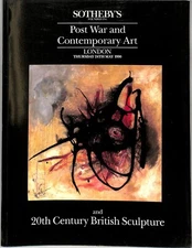 Sotheby's Post War Contemporary Art Auction Catalog May 24, 1990