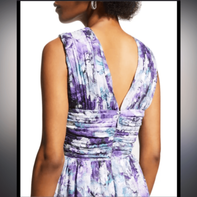open lace back dress Dress the Population Womens Jaclyn Fit and Flare Maxi Special Occasion,  Navy Multi, X-Small US at Amazon Women's Clothing store