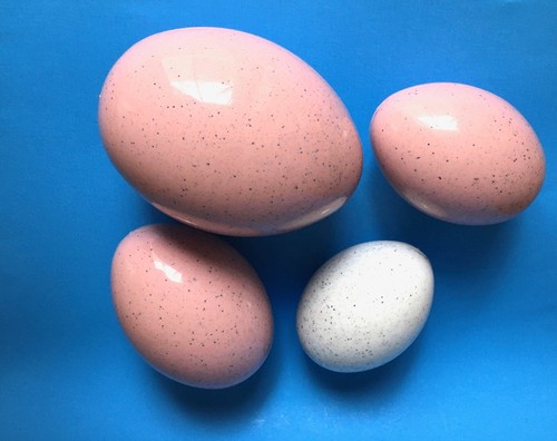 Dept. 56 Easter Egg Lot Nesting Fillable Plastic (4), Made In Japan - Picture 2 of 9