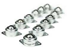 Set of 12 TruePower 1" Roller Ball Transfer Bearings