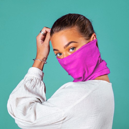 Face Mask Snood Neck Tube Warmer Scarf Beechfield Morf Bandana Balaclava Cover - Picture 91 of 135