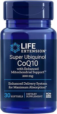 Life Extension Super Ubiquinol CoQ10 200 mg- 30 Softgels (134,57 EUR/100 g)
