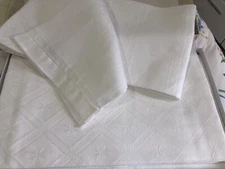 Made in Italy New 1pc  100% Linen Jacquard Towel 28”x49” Superb