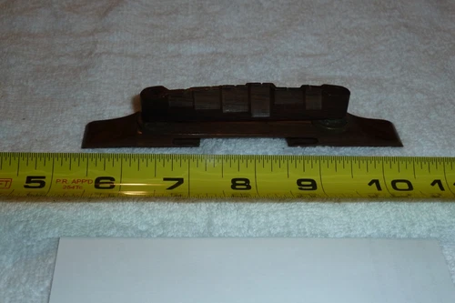 1 Vintage Gibson Rosewood Archtop Guitar Bridge    Item EM