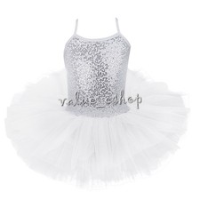 Girls Gymnastics Ballet Dress Leotard Toddler Kids Tutu Skirt Dance wear Costume
