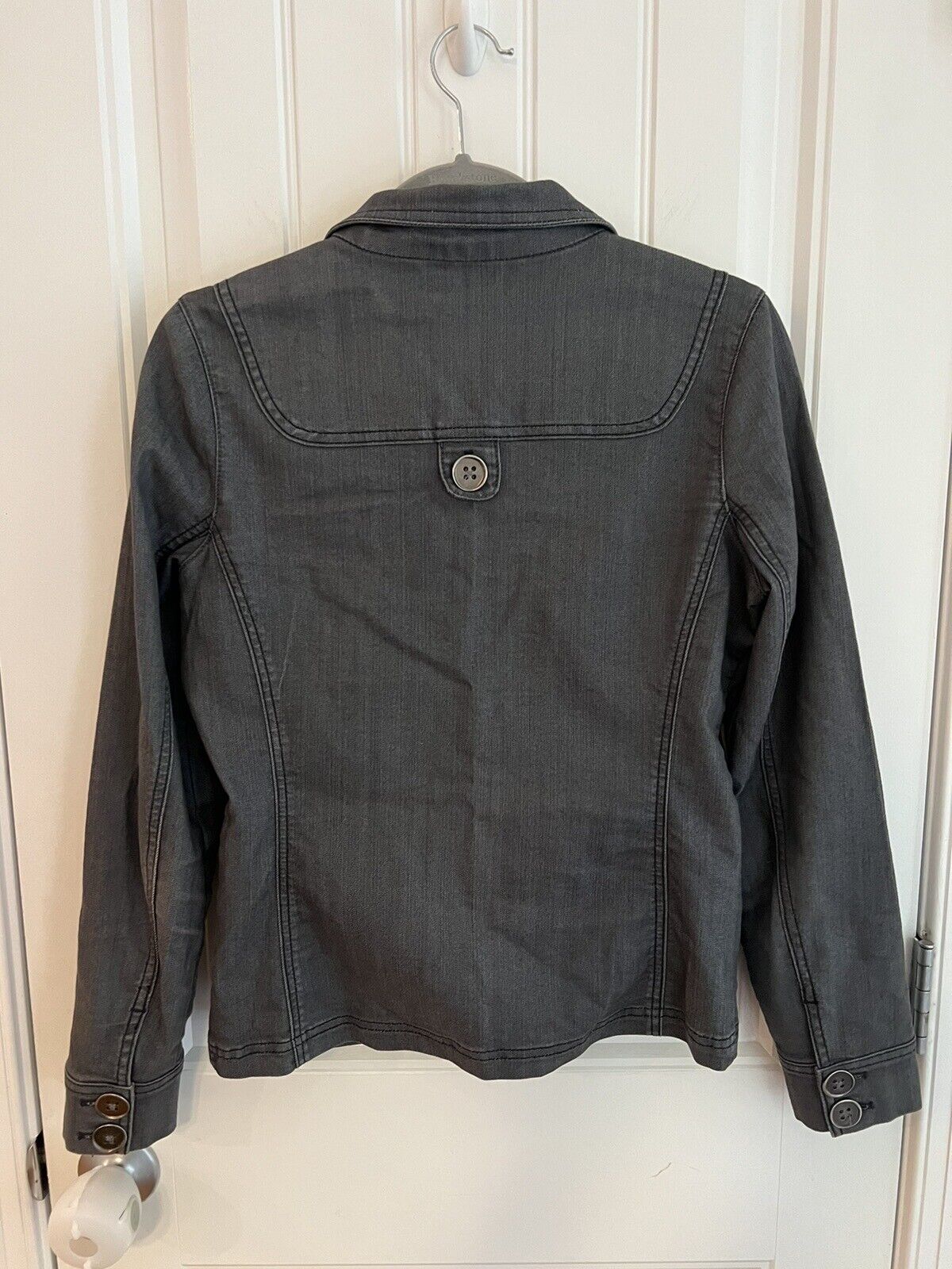 prAna Women's Kara Dark Grey Jean Jacket Size Sma… - image 5