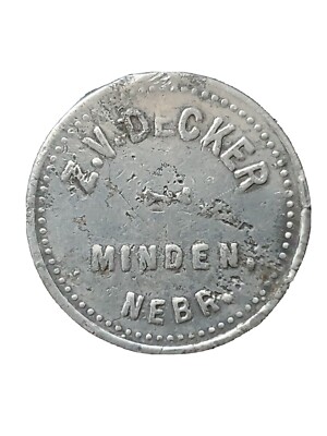 Minden, NE Trade Token: Z.V. Decker GF 2 1/2¢ In Trade TC-511757