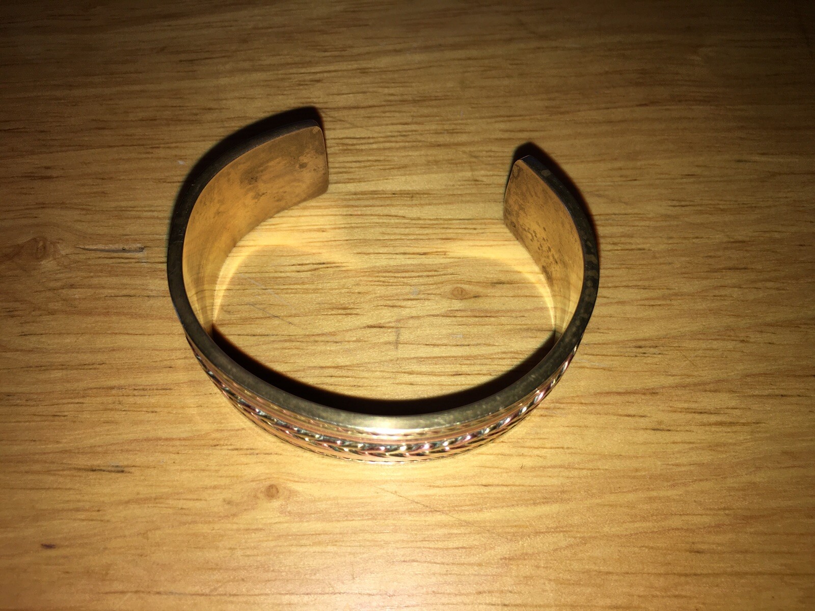 Native American Brass and Copper Cuff Bracelet Br… - image 12