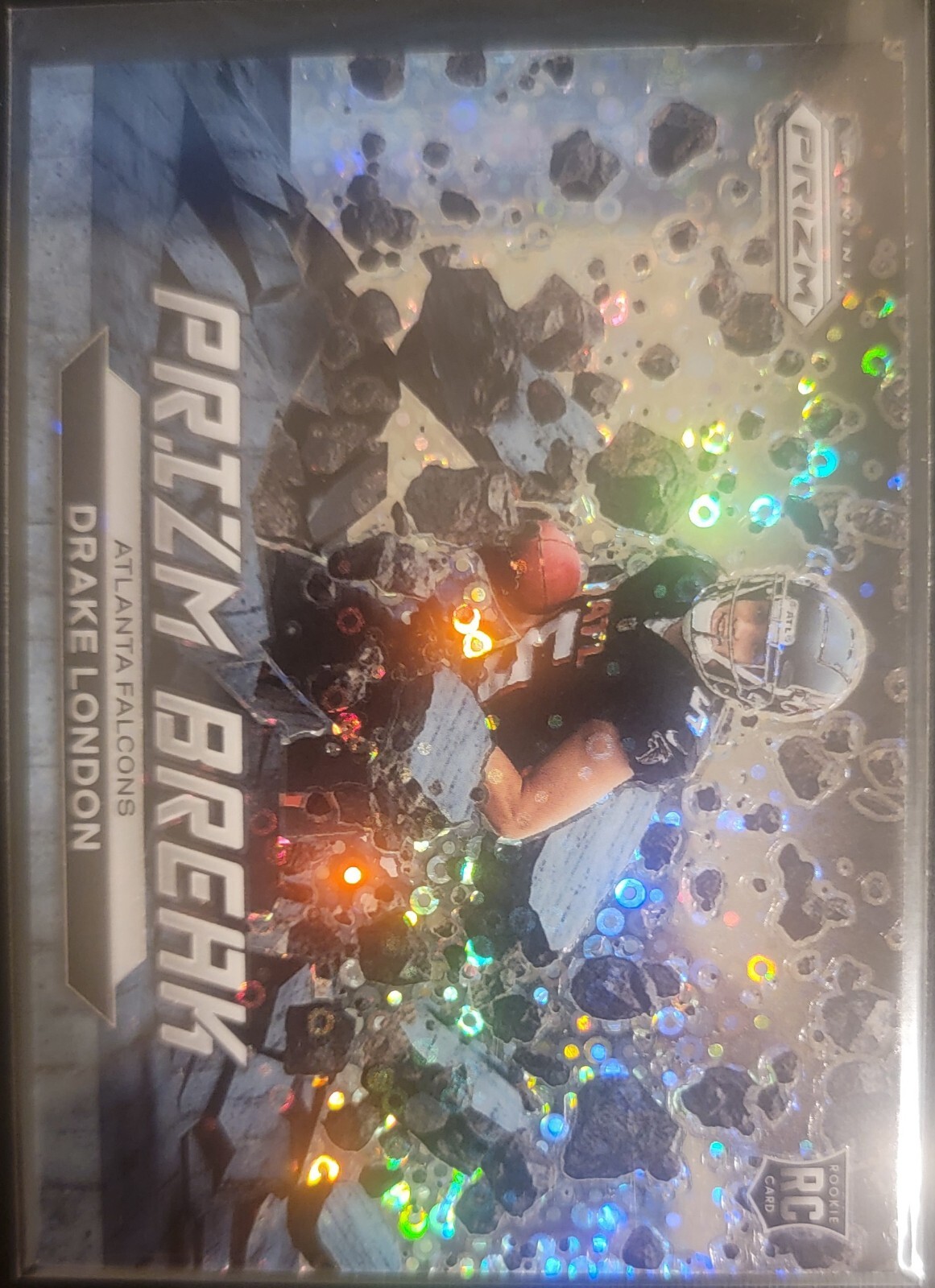 2022 Panini Prizm - Prizm Break No Huddle Prizm #PB-7 Drake London (RC)