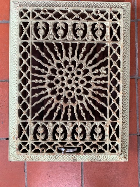 8 Floor Heat Register Louver Vent Victorian Cast 12 X 14 Duct For