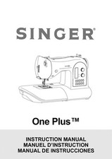Macchina da cucire/ricamo/serger Singer 1+-ONE-PLUS ristampa manuale proprietari