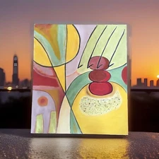 LISTED ARTIST painting ABSTRACT expressionism Dr. Benjamin Gross 26" x 30"