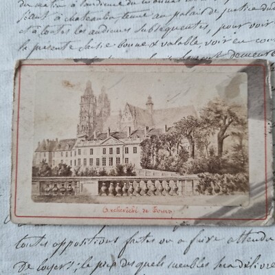 ALTES CDV FOTO 19. Jh. Erzbistum Türme 1880 
