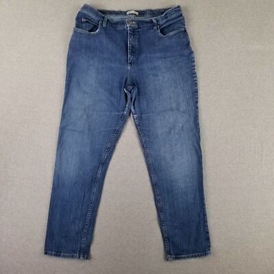 Vintage Lee Riders Size 20W Long Tall Jeans Relaxed Fit Faded Broken In Quality