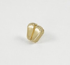 Precious Feet, Gold-Colored, Fetal Development Card Jewelry, Lapel Pin