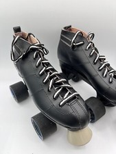 Cobra Men's Black Roller Derby Skates with Cobra Speed Wheels - Size 7 L