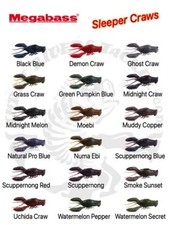 Megabass Sleeper Craw Soft Plastic Lure - Cho...