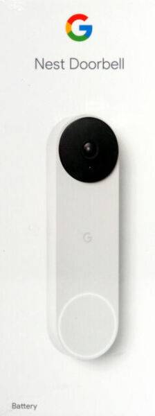 Google Video Doorbell (Battery, White) GA01318-US B&H Photo Video