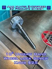 Replacement Delta Rockwell 10” Unisaw Knob Lock Screw Hand Wheel Pin