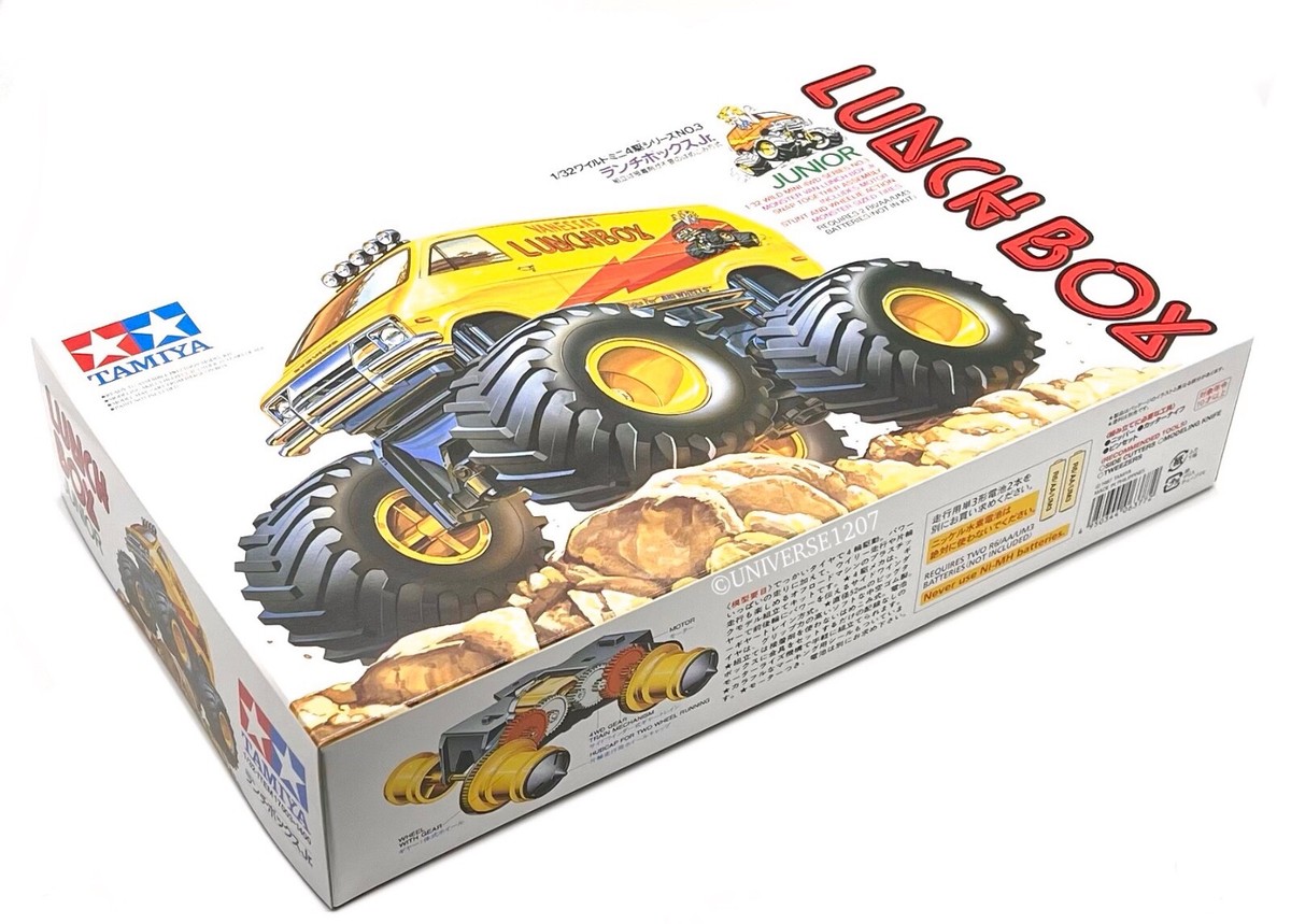 1:32 Tamiya 17003 Wild Mini 4WD Lunch Box Jr. Monster Dodge