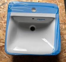 Image of Roca Dama Senso Square 1TH White Basin 450 x 440mm Basin