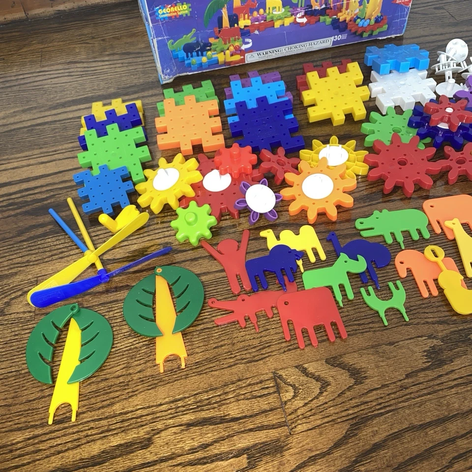 Quercetti Intelligent Toys FANTASY PARK Gears Building Set Italy VTG Nostalgia - Image 2 of 4