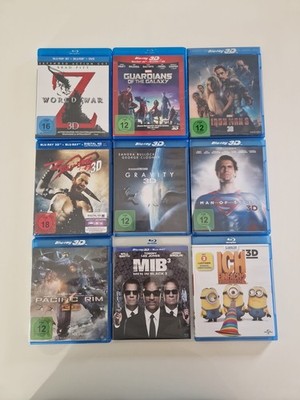 3D Blu-ray Sammlung - Marvel, Sci-Fi und Action