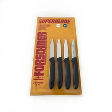 RH Forschner 3 1/4” Paring Knives 4 Piece Set New Unopened Superblade France