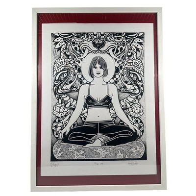 Mike Giant X Honkey Konger Samadhi 2020 Poster Print 24  X 18  47/100