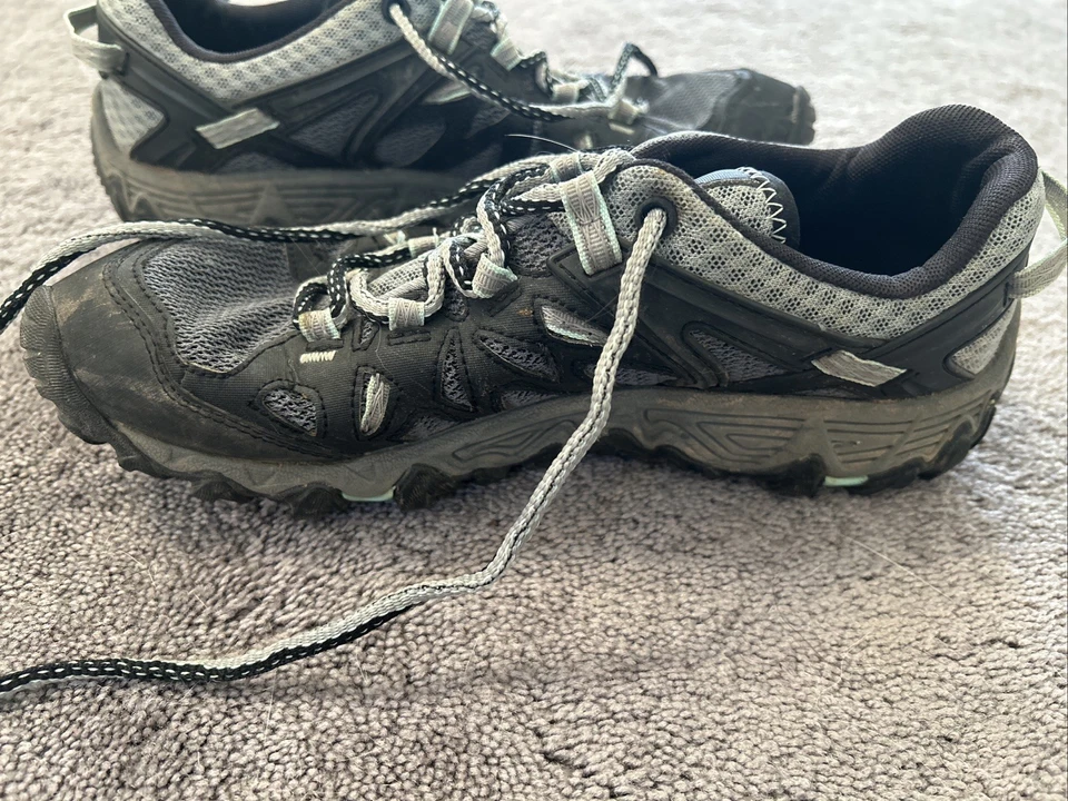 Merrell All Out Blaze Aero Sport Hiking Water Trail Shoes Vent Gray Womens 9 - Изображение 2 из 4