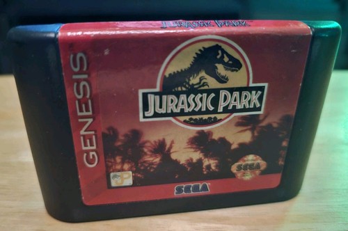 Jurassic Park Cartridge Only  (Sega Genesis, 1993) Tested Authentic - Picture 1 of 2