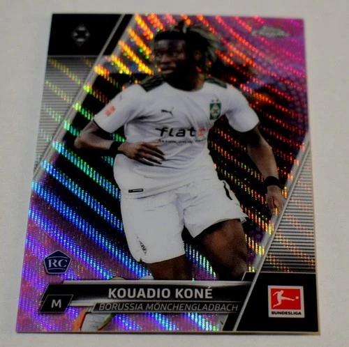 2021-22 Topps Chrome Bundesliga #78 Kouadio Kone RC Pink Wave /75