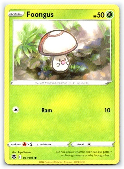Foongus 011/195 ~ English Near Mint