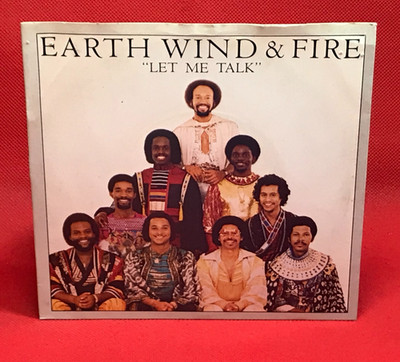 EARTH WIND & FIRE Let Me Talk 1980 UK 7'' vinyl single 45 record Philip Bailey **