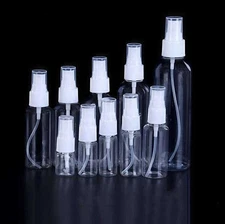 Wholesale 10ml-120ml Plastic Spray Bottles for Perfume Essential Oil Refillable