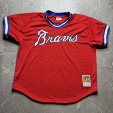 Mitchell & Ness Cooperstown Collection Atlanta Braves 2XL Dale Murphy Red Jersey