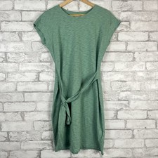 J.CREW FACTORY NWT Short-Sleeve Green Tie-Waist T-Shirt Dress SMALL BI142