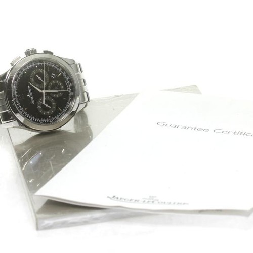 JAEGER-LECOULTRE MASTER CHRONOGRAPH Q1538171 40mm SS Black #C1952