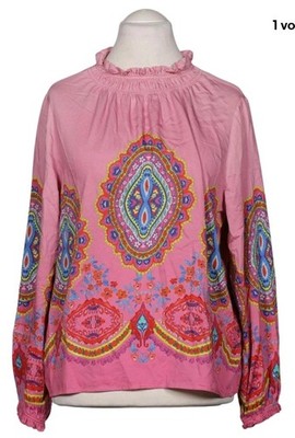 Emily van den Bergh Bluse Damen Oberteil Hemd Hemdbluse Gr. EU 42 Pink 