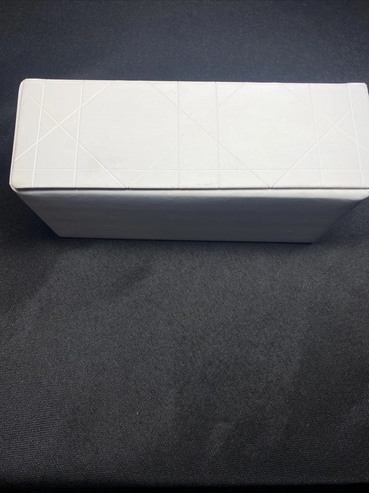 Dior Empty Eyeglass Sunglass Case White Fold Over Rectangle Trinket Jewelry Box - Image 3 of 4