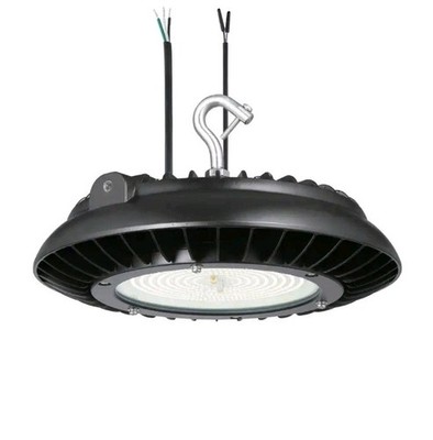 EnviroLite11 in. 22500 Lumens 120-Watt Integrated LED Black UFO High Bay...