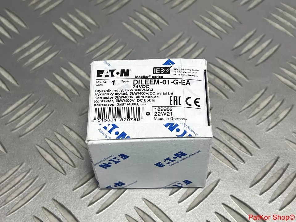 DILEEM-01-G-EA Contactor 24VDC 3kW/400V