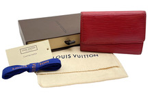 Auth Louis Vuitton Epi Castilian Red Multicle 6 Key Case M63817 W/B/D i040664