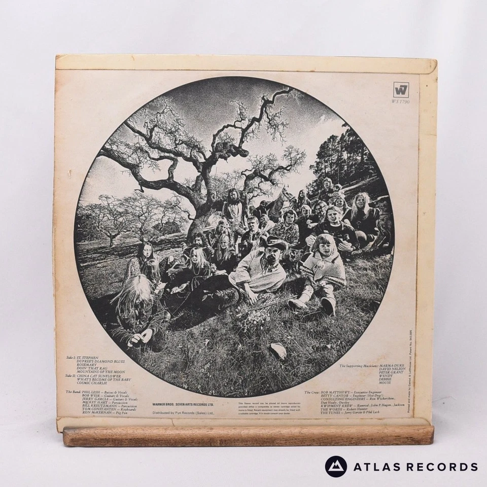 The Grateful Dead Aoxomoxoa A-2 B-1 LP Album Vinyl Record WS 1790 - VG+/VG - Image 3 of 4