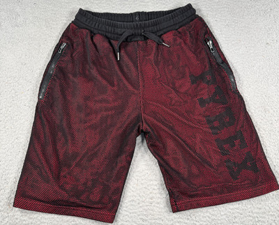 Pyrex Virgil Abloh Shorts Men's Red Mesh Athletic Designer Streetwear Drawstring