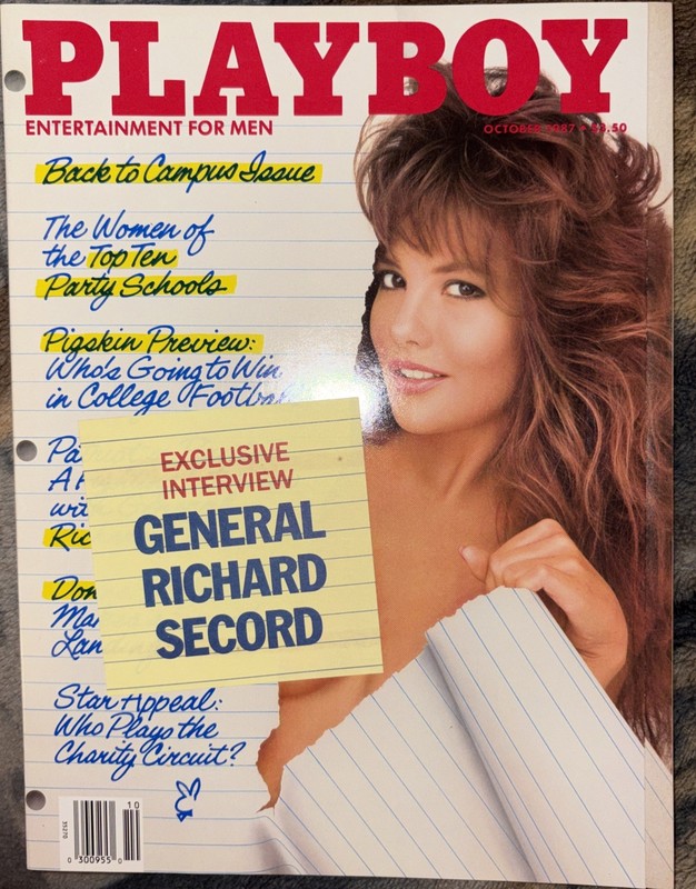 Playboy Magazine Oct 1987 Back To Campus Issue Donna Mills, Gen Secord
