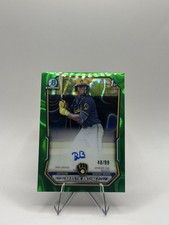 Brailyn Antunez Bowman Chrome 2026 Green Lava Refractor /99 Auto